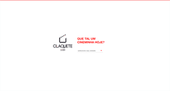 Desktop Screenshot of claquete.com.br